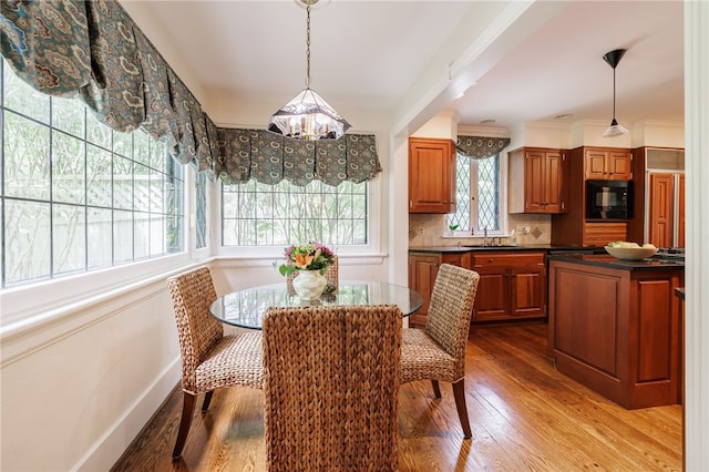 8 Oak Ln, Brighton, NY 14610 - dining room with wood finished floors