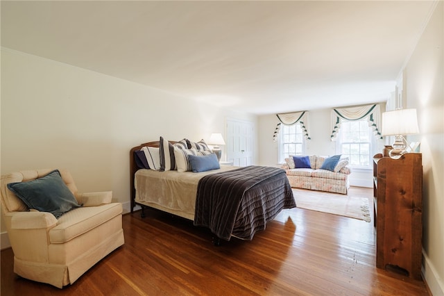 8 Oak Ln, Brighton, NY 14610 - bedroom with dark wood finished floors
