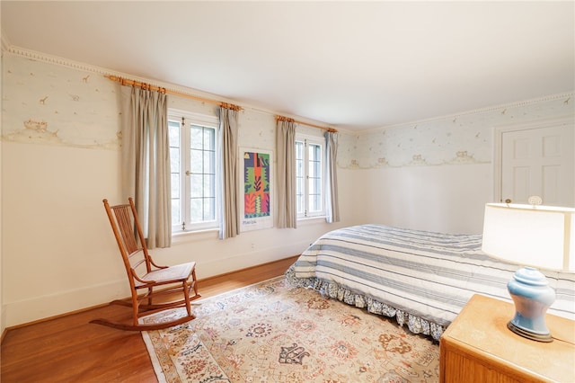 8 Oak Ln, Brighton, NY 14610 - bedroom with wood finished floors and baseboards