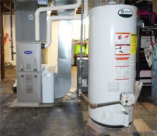 120 Cloverside Ct, West Seneca, NY 14224 - utilities featuring water heater and heating unit