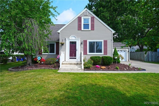 120 Cloverside Ct, West Seneca, NY 14224 - view of front of property with concrete driveway, a shingled roof, and a garage