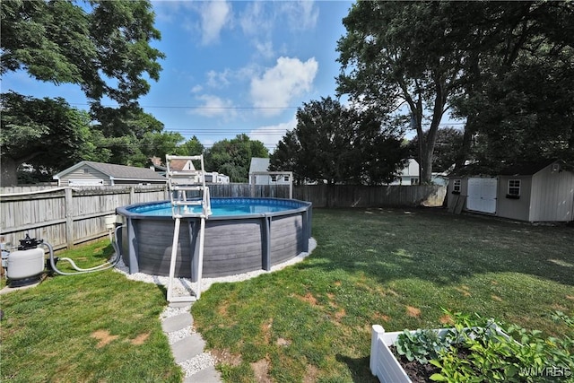 120 Cloverside Ct, West Seneca, NY 14224 - fenced backyard with a storage unit