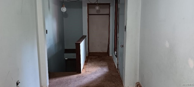 8567 Fairview Ter, Colden, NY 14033 - hall with unfinished concrete flooring