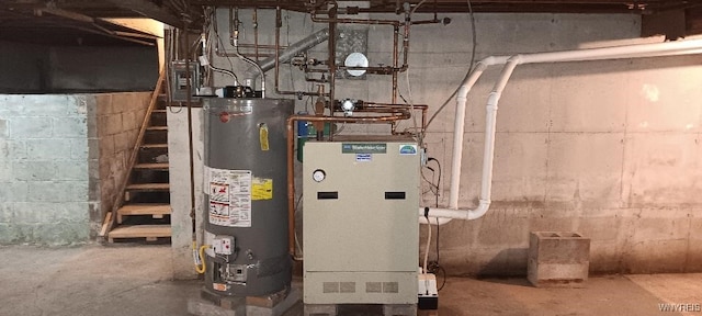 8567 Fairview Ter, Colden, NY 14033 - utilities with water heater and a heating unit