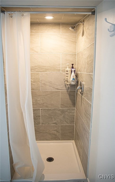 1346 Otisco Valley Rd, Otisco, NY 13110 - full bathroom featuring a stall shower