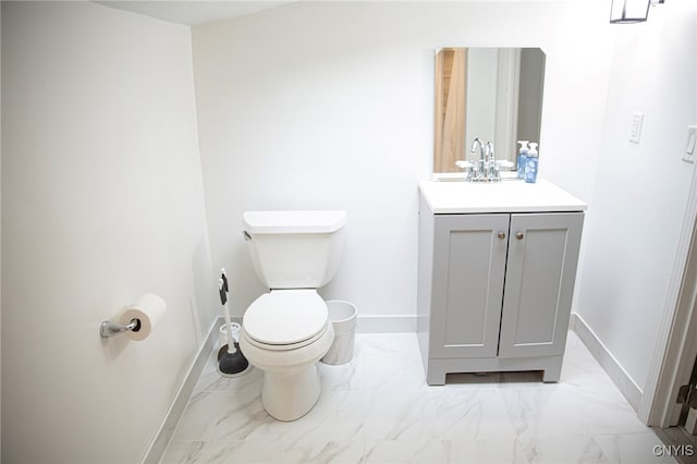1346 Otisco Valley Rd, Otisco, NY 13110 - bathroom featuring vanity and marble finish floors