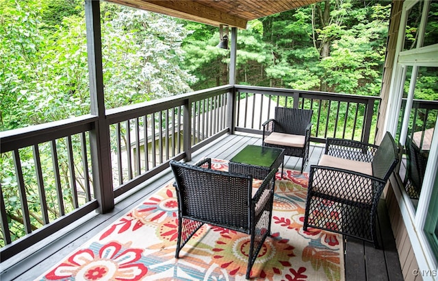 1346 Otisco Valley Rd, Otisco, NY 13110 - wooden deck with outdoor lounge area