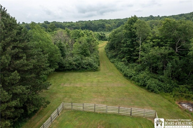8800 Harmon Hill Rd, Pomfret, NY 14063 - aerial view of sparsely populated area featuring a forest