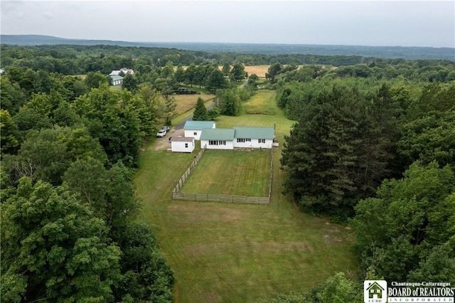 8800 Harmon Hill Rd, Pomfret, NY 14063 - aerial view of sparsely populated area featuring a forest