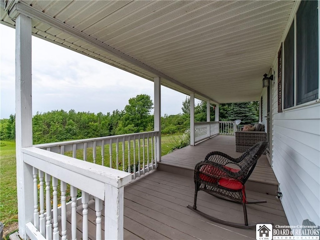 8800 Harmon Hill Rd, Pomfret, NY 14063 - view of deck