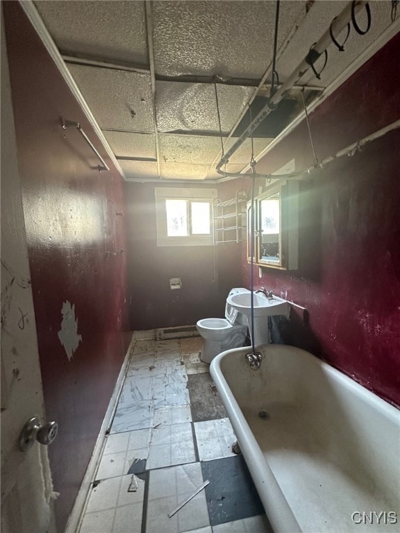 85 W Clark St, German Flatts, NY 13357 - full bath featuring tile patterned floors and a bathtub