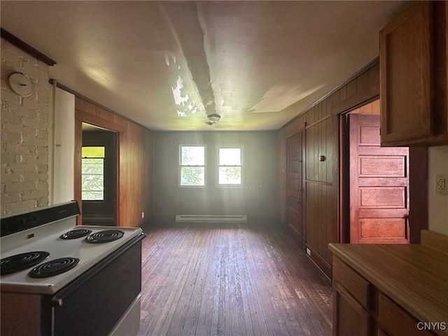 85 W Clark St, German Flatts, NY 13357 - dining area with dark wood-style flooring and baseboards