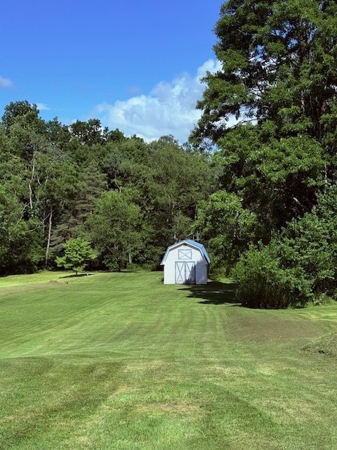 6113 Rte 46, Keating Town, PA 16749 - view of green lawn featuring a storage shed