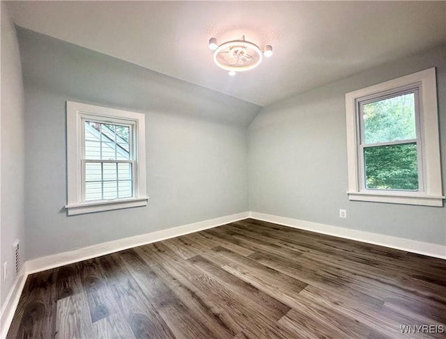 1433 Eggert Rd, Amherst, NY 14226 - bonus room featuring lofted ceiling and dark wood-style flooring