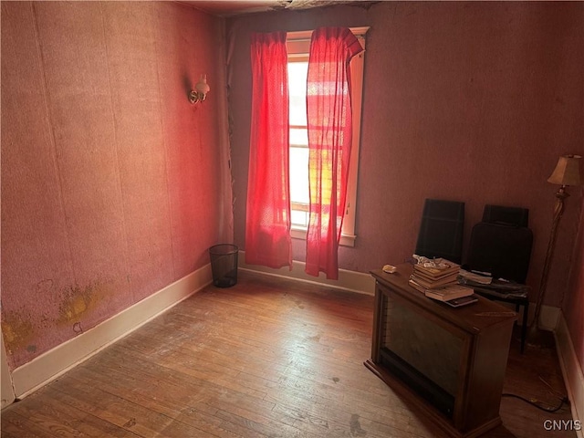 118 Barton Ave Unit 116, Utica, NY 13502 - office featuring hardwood / wood-style floors and baseboards