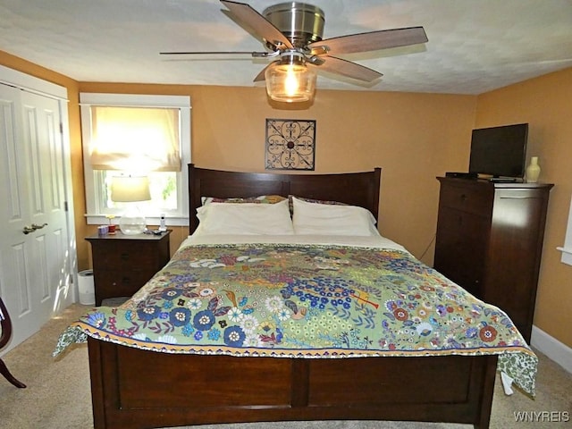 37 Woodmar Ter, West Seneca, NY 14224 - carpeted bedroom with ceiling fan and baseboards