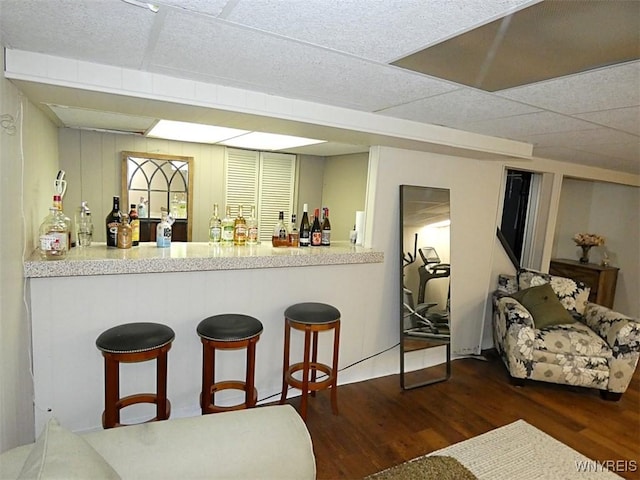 37 Woodmar Ter, West Seneca, NY 14224 - indoor bar featuring wood finished floors and a paneled ceiling