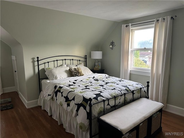 37 Woodmar Ter, West Seneca, NY 14224 - bedroom featuring wood finished floors and vaulted ceiling