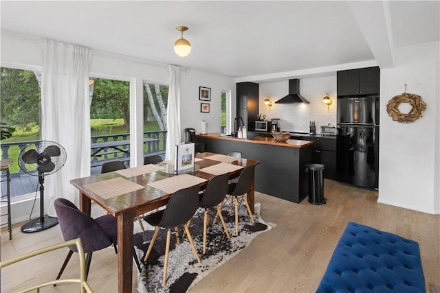 2064 County Highway 8, Roxbury, NY 12421 - dining room featuring light wood finished floors