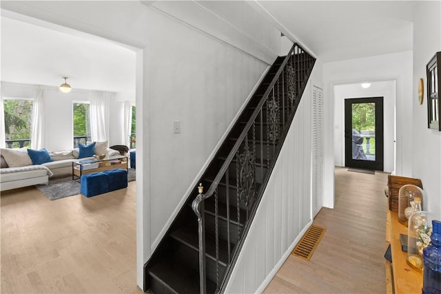2064 County Highway 8, Roxbury, NY 12421 - stairs featuring wood finished floors and healthy amount of natural light