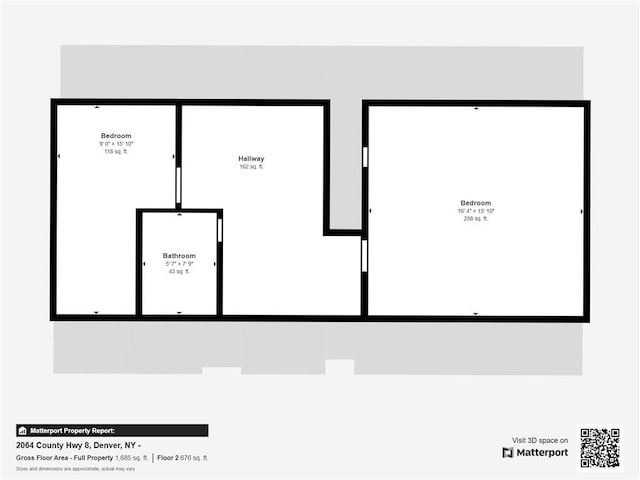 2064 County Highway 8, Roxbury, NY 12421 - view of room layout