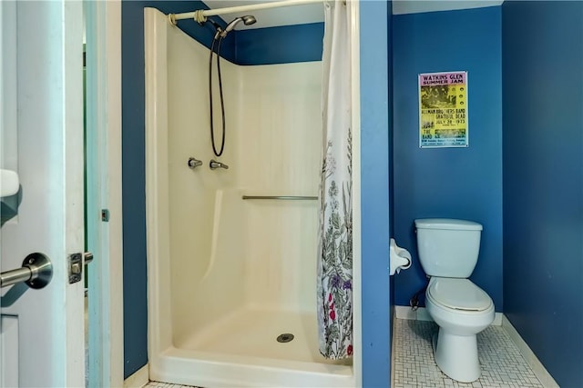 21 Spring Hl, Perinton, NY 14450 - bathroom with tile patterned floors and a shower with curtain