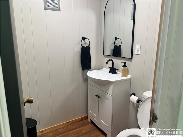 3420 Riverside Dr, Scio, NY 14895 - bathroom with vanity and wood finished floors