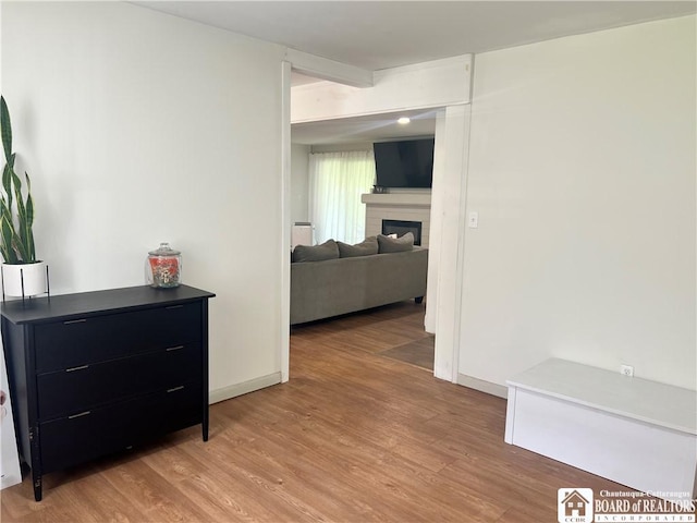 3420 Riverside Dr, Scio, NY 14895 - corridor with light wood-style flooring and baseboards