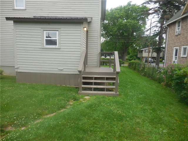 45 Olin Ave, Perry, NY 14530 - view of home's exterior featuring a yard