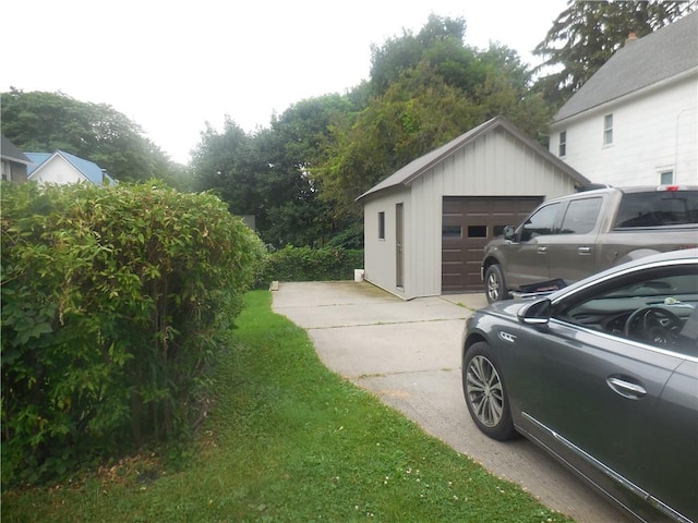 45 Olin Ave, Perry, NY 14530 - detached garage featuring driveway