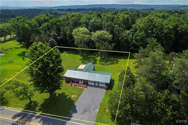 8500 Pools Brook Rd, Manlius, NY 13082 - view of subject property with a forest and property boundaries highlighted