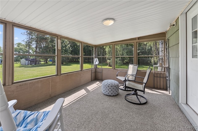8500 Pools Brook Rd, Manlius, NY 13082 - sunroom / solarium featuring healthy amount of natural light and vaulted ceiling