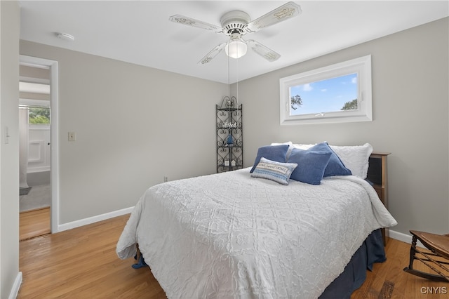8500 Pools Brook Rd, Manlius, NY 13082 - bedroom featuring wood finished floors and a ceiling fan