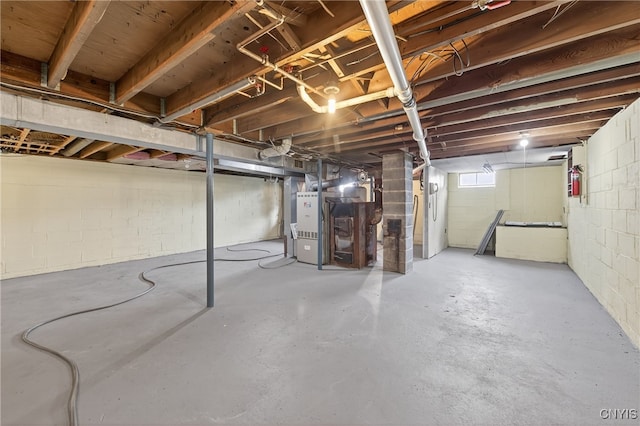 8500 Pools Brook Rd, Manlius, NY 13082 - basement with concrete block wall