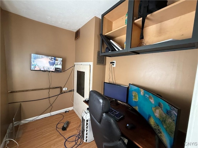 35381 State Route 3, Wilna, NY 13619 - home office with wood finished floors and baseboards