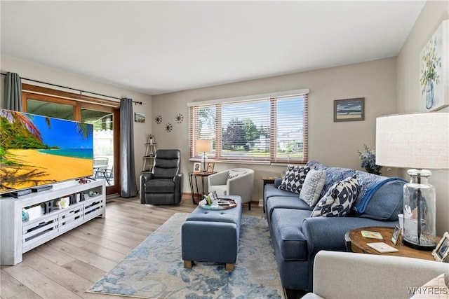 5861 Goodrich Rd Unit 6C, Clarence, NY 14032 - living area featuring light wood finished floors