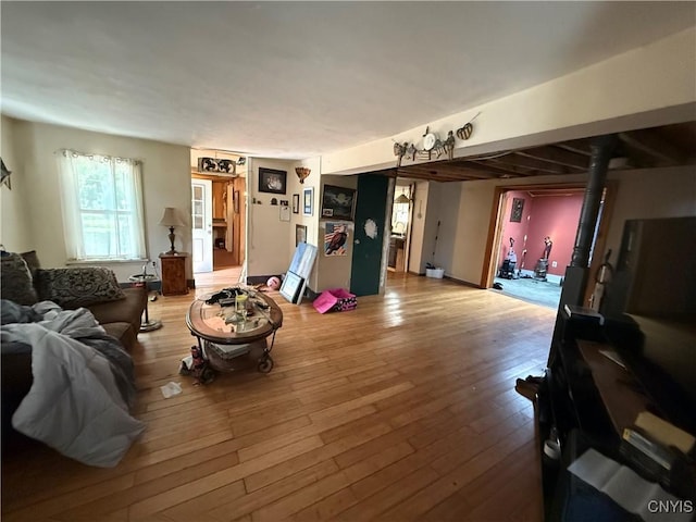 352 S Real St, Cape Vincent, NY 13618 - living area with wood finished floors