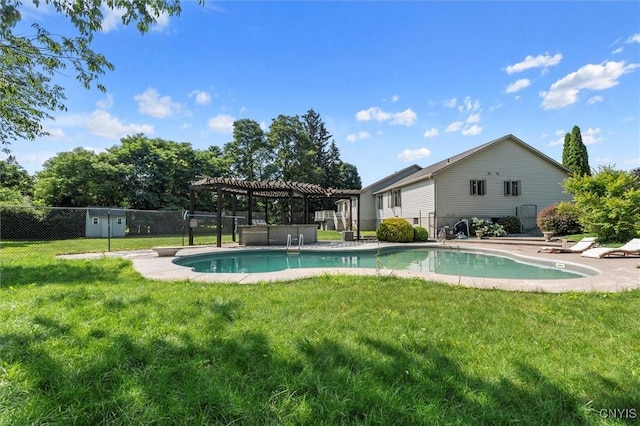 6924 Todd Way, Salina, NY 13088 - view of pool with a pergola