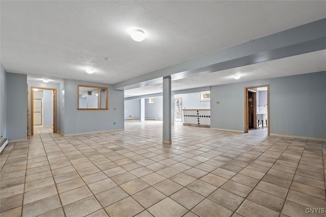 6924 Todd Way, Salina, NY 13088 - finished basement featuring baseboards and light tile patterned floors