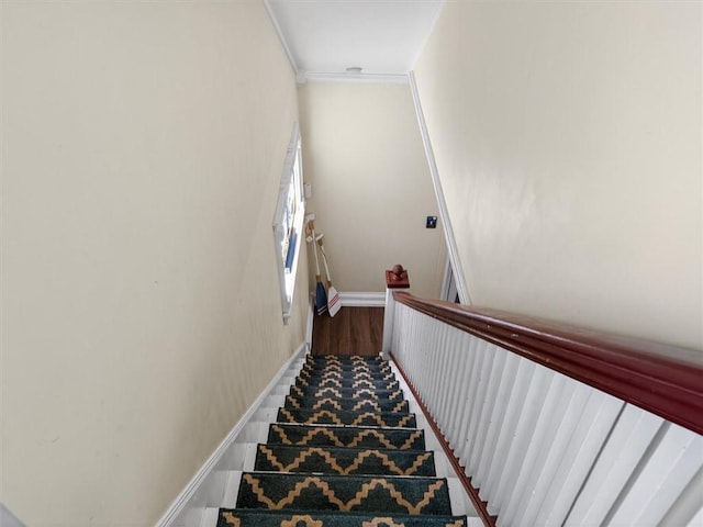 5631 W Blf, Newfane, NY 14126 - staircase with ornamental molding