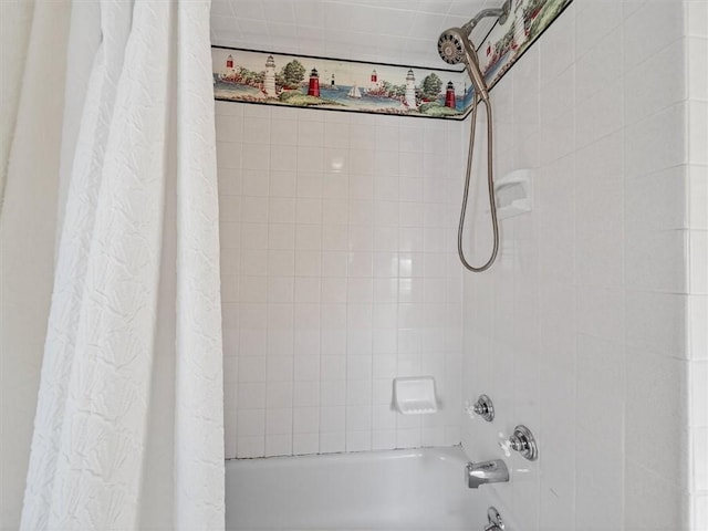5631 W Blf, Newfane, NY 14126 - full bathroom with shower / tub combo with curtain