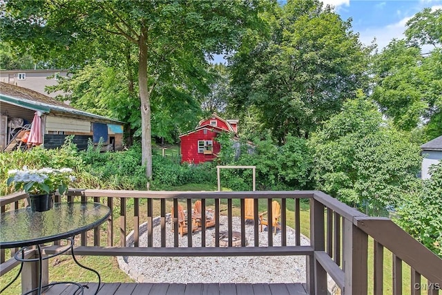 229 Gillespie Ave, Camillus, NY 13219 - view of wooden terrace