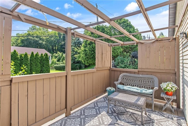 229 Gillespie Ave, Camillus, NY 13219 - sunroom / solarium with a skylight and view of scattered trees