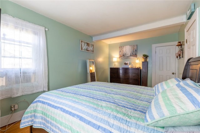 82 Barnard St, Greece, NY 14616 - bedroom featuring beam ceiling