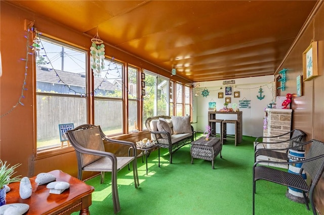 82 Barnard St, Greece, NY 14616 - sunroom / solarium featuring carpet