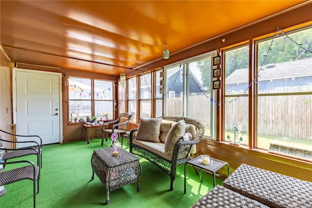 82 Barnard St, Greece, NY 14616 - sunroom featuring carpet flooring