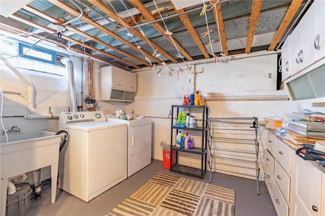 82 Barnard St, Greece, NY 14616 - below grade area featuring washing machine and clothes dryer