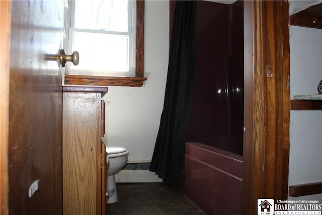410 Chestnut St, Pomfret, NY 14063 - full bathroom featuring toilet and shower / tub combo