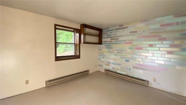 1221 Garden Ln, Middlesex, NY 14507 - unfurnished room with a baseboard heating unit