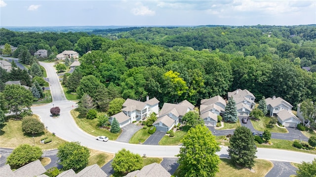 10 Bristol View Dr, Perinton, NY 14450 - aerial view of residential area featuring a forest